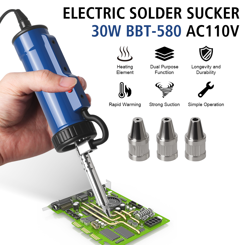 Desoldering Pump Electric Vacuum Station - Neue Entlötmaschine Zinnsauger Automatisches elektrisches Lötgerät
